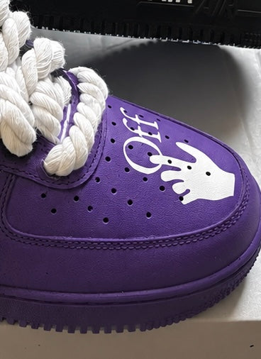 Custom Dark OFF WHITE AF1s