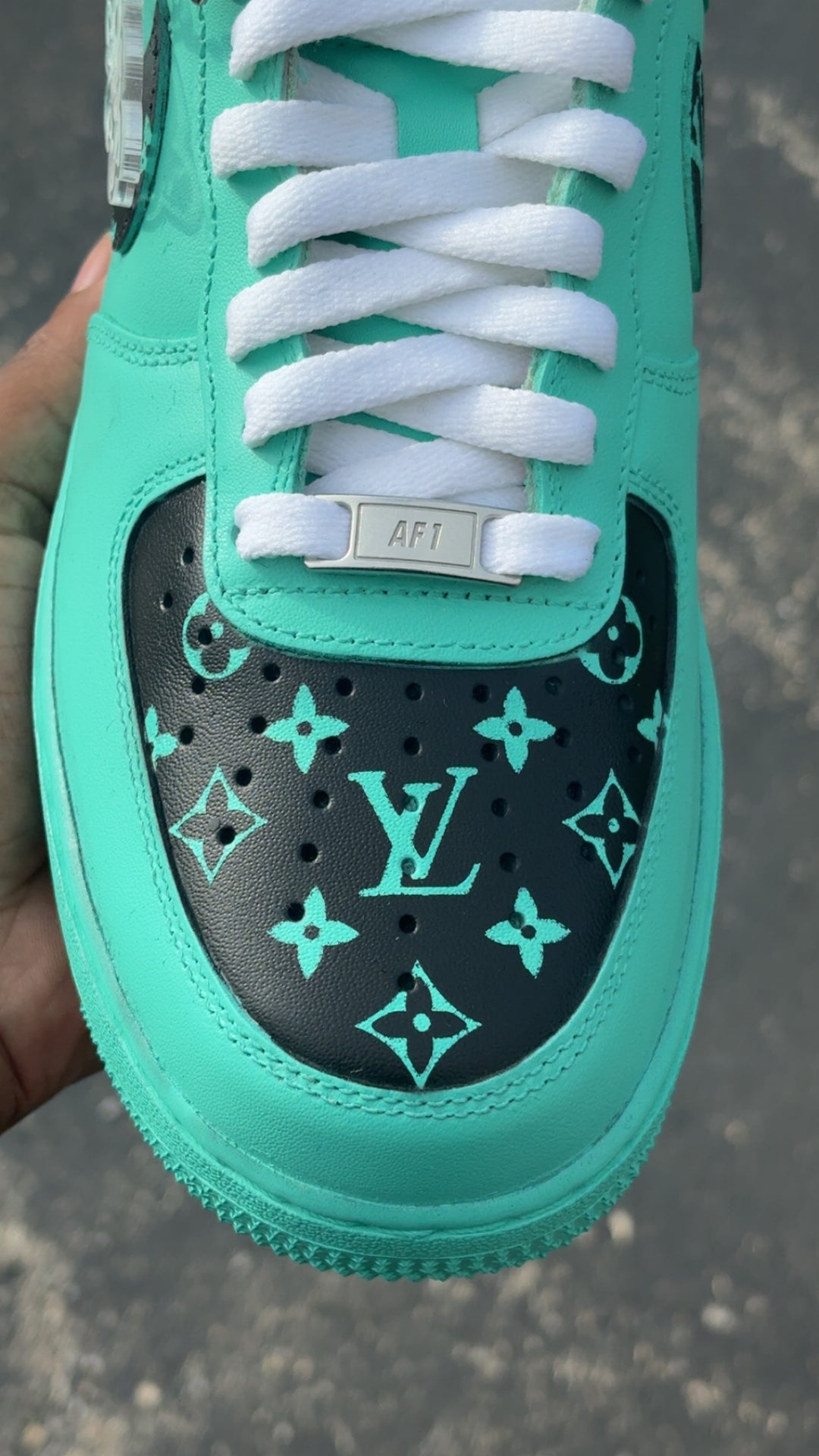 Custom Tiffany LV AF1s