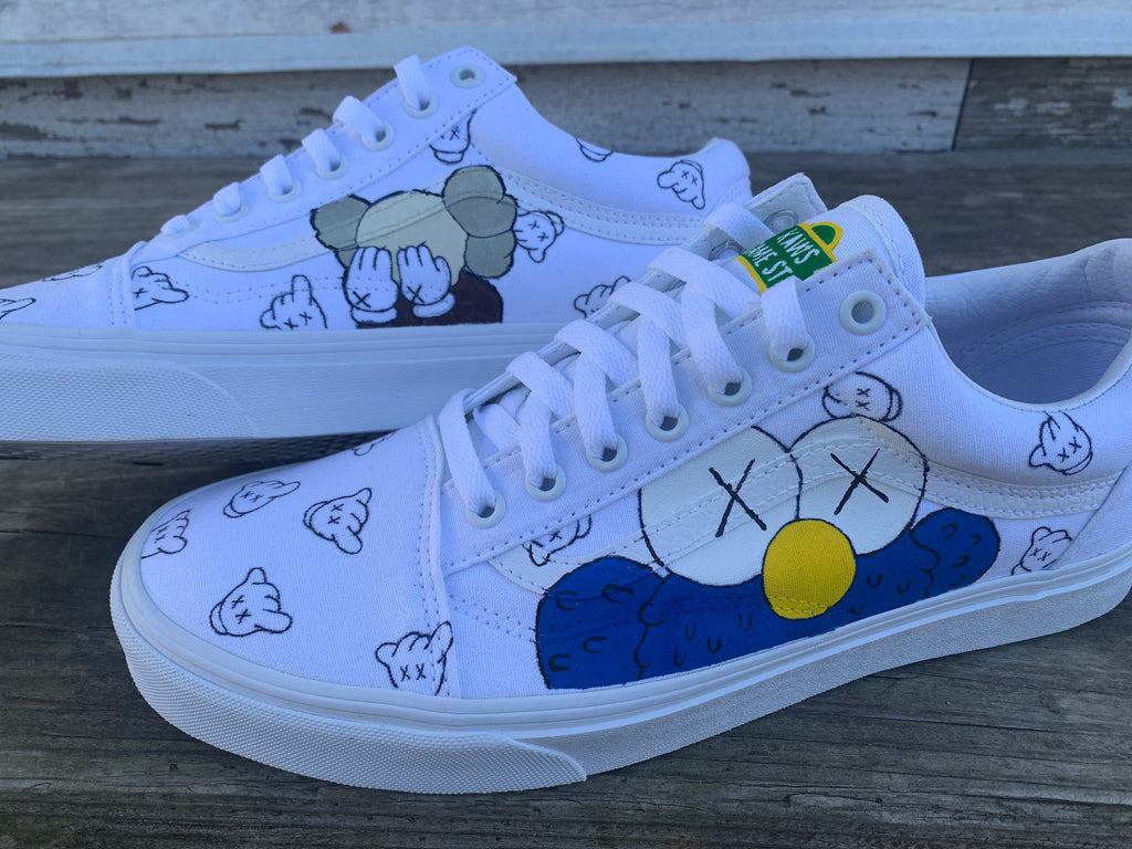 Kaws x Sesame Street Custom Vans
