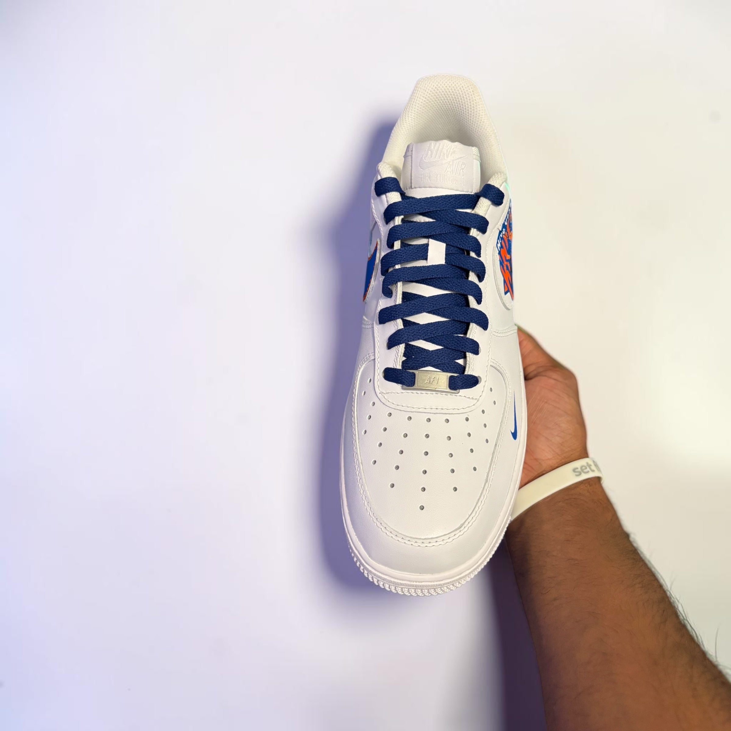 Custom NY Knicks AF1s
