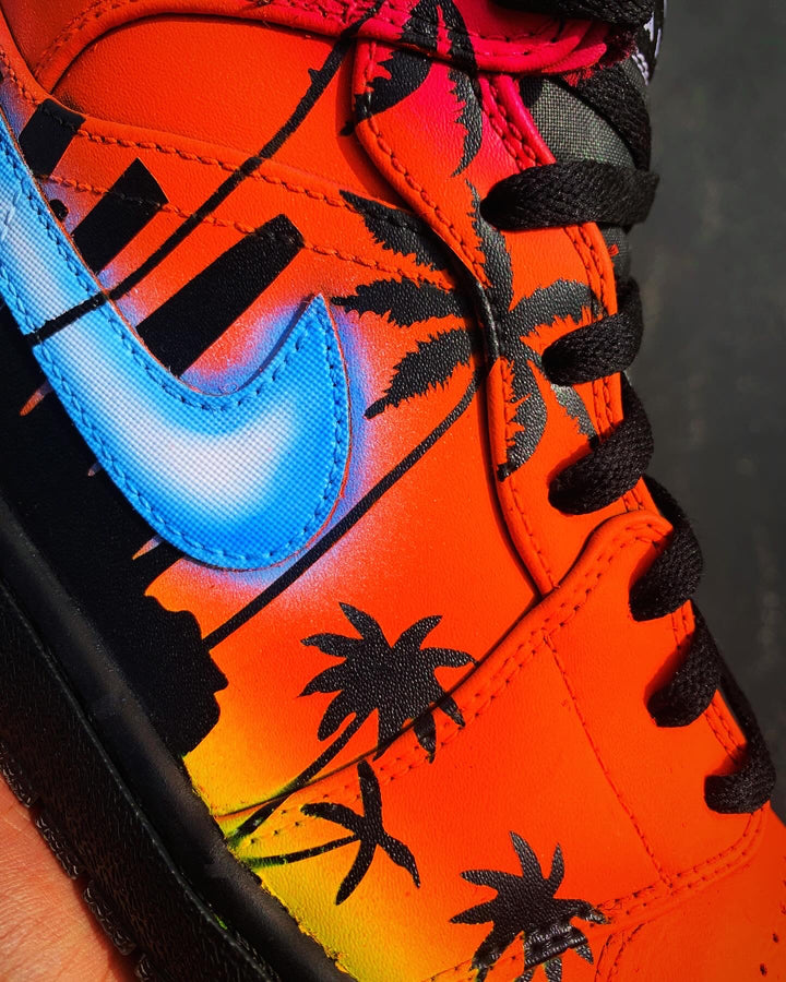 Custom Sunset AJ1s