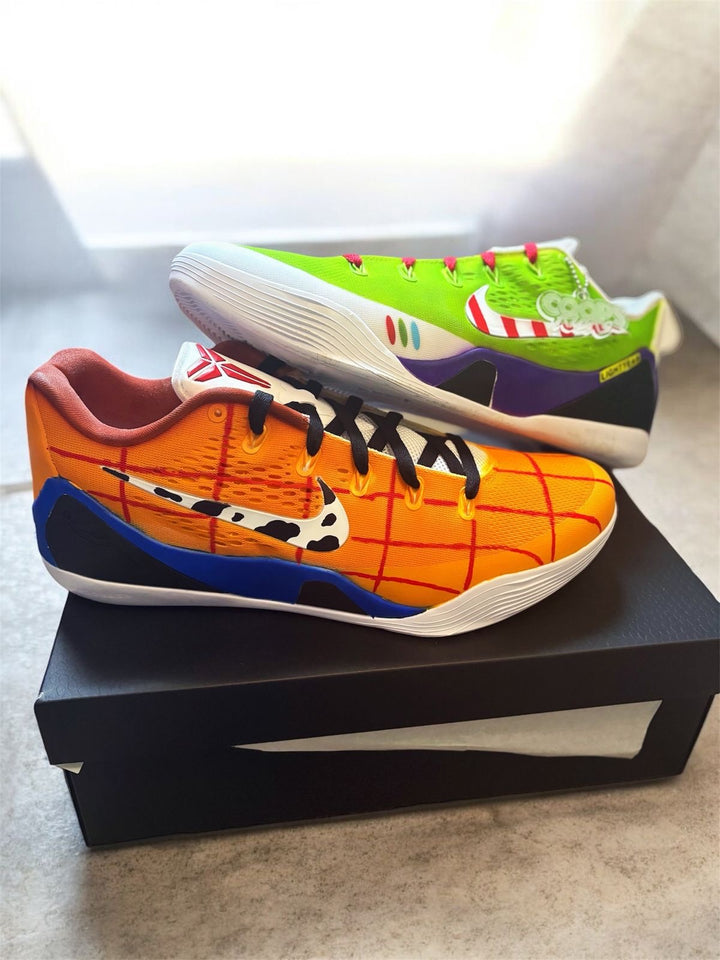 Custom Kobe protros with a classics woody and buzz lightyear design