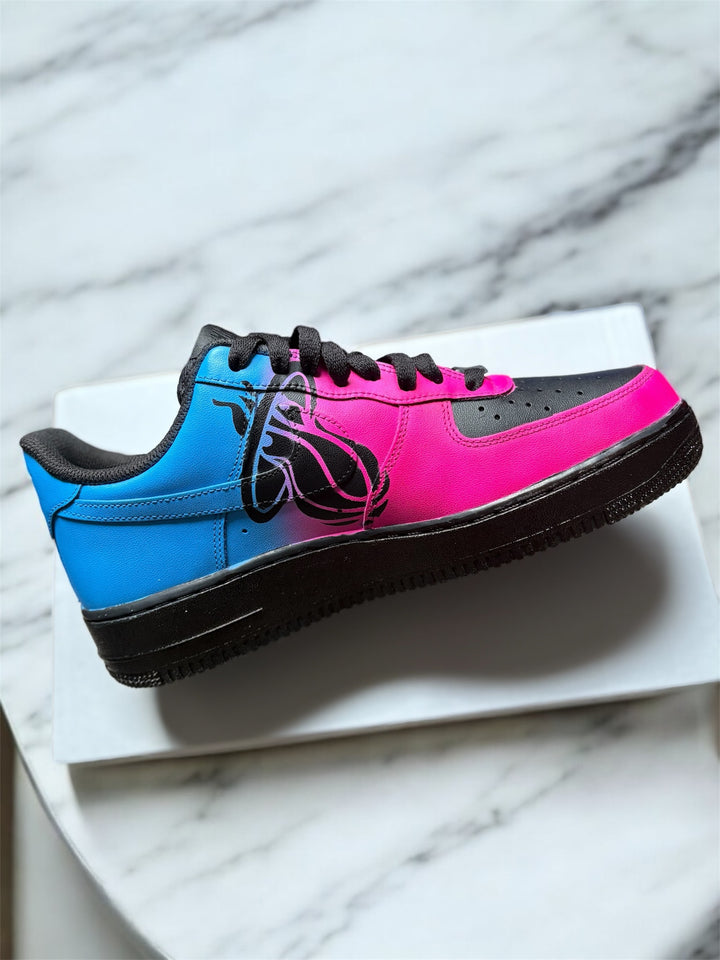 Custom Miami Heat AF1s