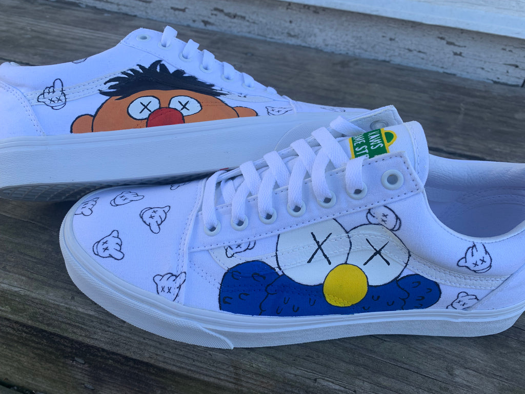 Kaws x Sesame Street Custom Vans