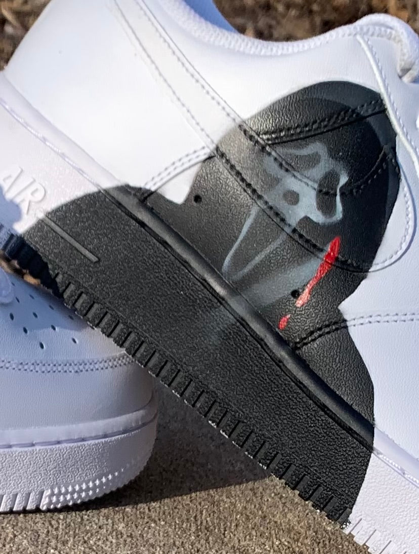 Custom Scream Horror AF1s