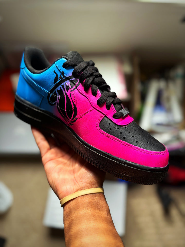 Custom Miami Heat AF1s