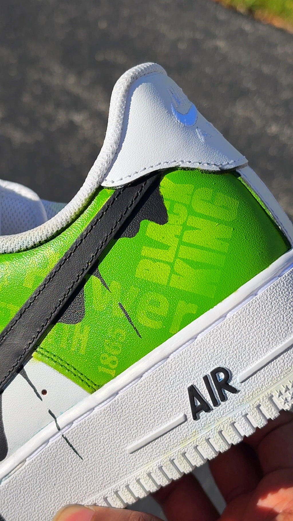 Custom Juneteenth AF1s
