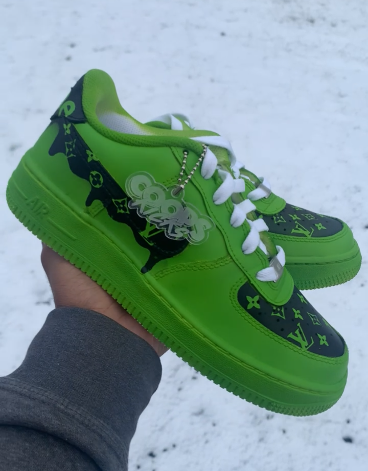 Slime green LV AF1s