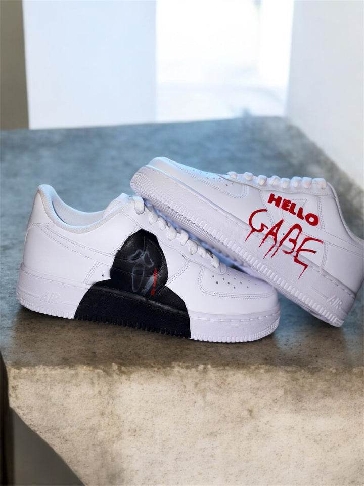 Custom Scream Horror AF1s
