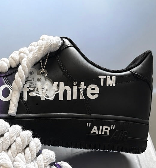 Custom Dark OFF WHITE AF1s